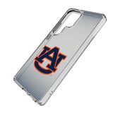 University of Auburn Tigers Linen Clear Phone Case for Samsung Galaxy