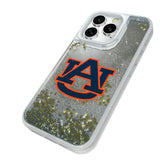University of Auburn Tigers Linen Glitter Phone Case for Apple iPhone