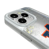 University of Auburn Tigers Linen Glitter Phone Case for Apple iPhone
