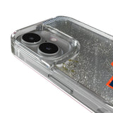 University of Auburn Tigers Linen Glitter Phone Case for Apple iPhone