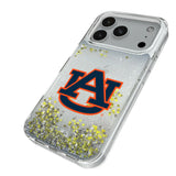 University of Auburn Tigers Linen Glitter Phone Case for Apple iPhone