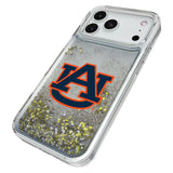 University of Auburn Tigers Linen Glitter Phone Case for Apple iPhone