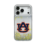University of Auburn Tigers Linen Glitter Phone Case for Apple iPhone