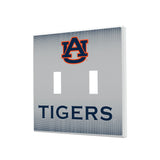 University of Auburn Tigers Linen Hidden-Screw Light Switch Plate