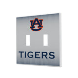 University of Auburn Tigers Linen Hidden-Screw Light Switch Plate