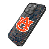 University of Auburn Tigers Paisley Black Bling Phone Case for Apple iPhone