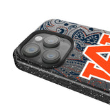 University of Auburn Tigers Paisley Black Bling Phone Case for Apple iPhone