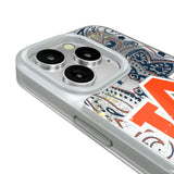 University of Auburn Tigers Paisley Glitter Phone Case for Apple iPhone
