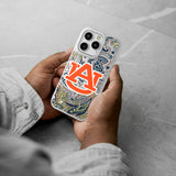 University of Auburn Tigers Paisley Glitter Phone Case for Apple iPhone