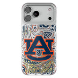 University of Auburn Tigers Paisley Glitter Phone Case for Apple iPhone