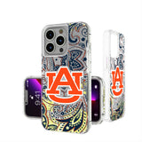 University of Auburn Tigers Paisley Glitter Phone Case for Apple iPhone