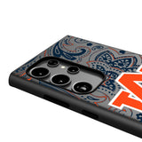 University of Auburn Tigers Paisley MagSafe Compatible Phone Case for Samsung Galaxy