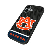 University of Auburn Tigers Personalized EndZone Plus Bump Phone Case for Apple iPhone