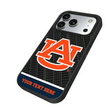 University of Auburn Tigers Personalized EndZone Plus Bump Phone Case for Apple iPhone