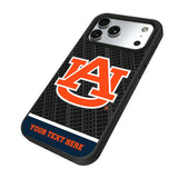 University of Auburn Tigers Personalized EndZone Plus Bump Phone Case for Apple iPhone