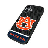 University of Auburn Tigers Personalized EndZone Plus Bump Phone Case for Apple iPhone