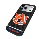 University of Auburn Tigers Personalized EndZone Plus Bump Phone Case for Apple iPhone