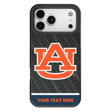 University of Auburn Tigers Personalized EndZone Plus Bump Phone Case for Apple iPhone