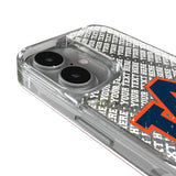 University of Auburn Tigers Personalized EndZone Plus Glitter Phone Case for Apple iPhone