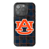University of Auburn Tigers Plaid Black Bling Phone Case for Apple iPhone