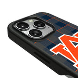 University of Auburn Tigers Plaid MagSafe Compatible Phone Case for Apple iPhone