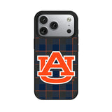 University of Auburn Tigers Plaid MagSafe Compatible Phone Case for Apple iPhone