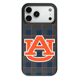 University of Auburn Tigers Plaid MagSafe Compatible Phone Case for Apple iPhone