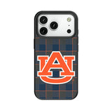 University of Auburn Tigers Plaid MagSafe Compatible Phone Case for Apple iPhone