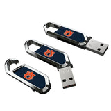 University of Auburn Tigers Solid USB 64GB Clip Style Flash Drive