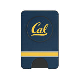 University of California Berkeley Golden Bears Stripe PopSockets MagSafe-Compatible PopWallet+