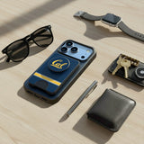 University of California Berkeley Golden Bears Stripe PopSockets MagSafe-Compatible PopWallet+