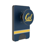 University of California Berkeley Golden Bears Stripe PopSockets MagSafe-Compatible PopWallet+