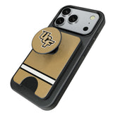 University of Central Florida Golden Knights Stripe PopSockets MagSafe-Compatible PopWallet+