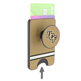 University of Central Florida Golden Knights Stripe PopSockets MagSafe-Compatible PopWallet+
