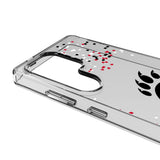 University of Cincinnati Bearcats Confetti Clear Phone Case for Samsung Galaxy