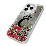 University of Cincinnati Bearcats Confetti Glitter Phone Case for Apple iPhone