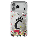 University of Cincinnati Bearcats Confetti Glitter Phone Case for Apple iPhone