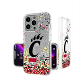 University of Cincinnati Bearcats Confetti Glitter Phone Case for Apple iPhone