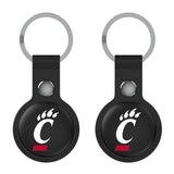 University of Cincinnati Bearcats Insignia Black Airtag Holder 2-Pack