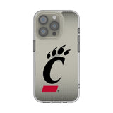 University of Cincinnati Bearcats Linen Clear Phone Case for Apple iPhone