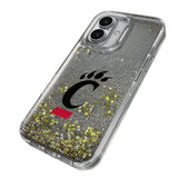 University of Cincinnati Bearcats Linen Glitter Phone Case for Apple iPhone