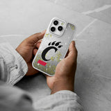 University of Cincinnati Bearcats Linen Glitter Phone Case for Apple iPhone
