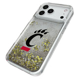 University of Cincinnati Bearcats Linen Glitter Phone Case for Apple iPhone