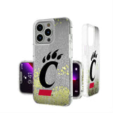 University of Cincinnati Bearcats Linen Glitter Phone Case for Apple iPhone