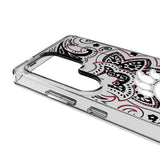 University of Cincinnati Bearcats Paisley Clear Phone Case for Samsung Galaxy