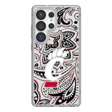 University of Cincinnati Bearcats Paisley Clear Phone Case for Samsung Galaxy