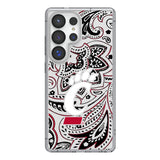 University of Cincinnati Bearcats Paisley Clear Phone Case for Samsung Galaxy