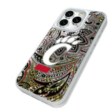 University of Cincinnati Bearcats Paisley Glitter Phone Case for Apple iPhone