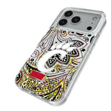 University of Cincinnati Bearcats Paisley Glitter Phone Case for Apple iPhone