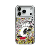 University of Cincinnati Bearcats Paisley Glitter Phone Case for Apple iPhone